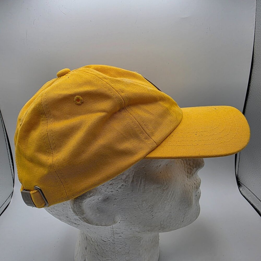 Yellow Baseball Dad Hat With Ice Cream Bar Adjustable Strapback Outdoors - Picture 4 of 8